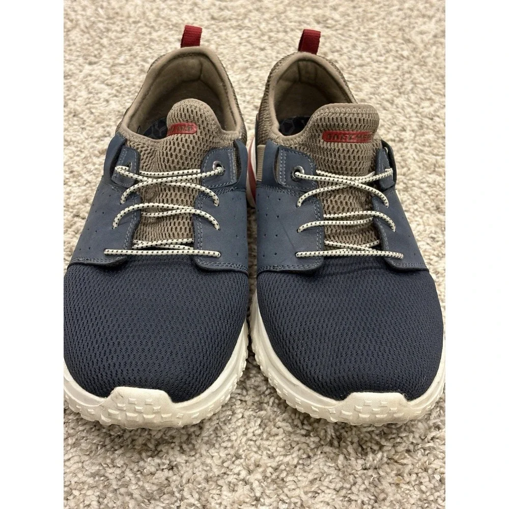 Men sz 11.5 SKECHERS Classic Fit Solvano Caspian Slip On Shoes Nvmt Athletic